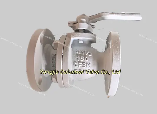 CF8M-150LB-2*1/2"floating ball valve